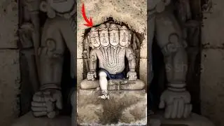 living God idols?😨🤯 #opticalillussion #temple #ancient #history #lordganesha #shots #yt #carving