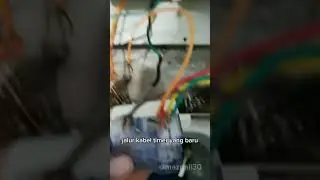 Ganti timer mesin cuci 2 tabung Samsung 6 kabel dengan timer merk lain