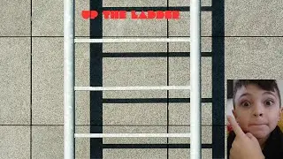 up the ladder