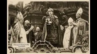 Otto von Habsburg attending his parents' coronation in Budapest on 30 December 1916