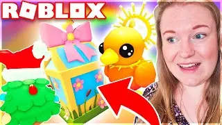 &AElig;LLINGEBOKSE OG FALSKE JULE&AElig;G! | Roblox: Adopt me