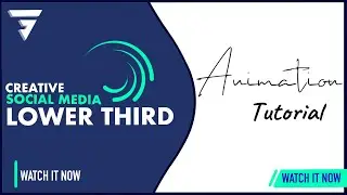 Lower third animation|creative glowing Lower Third animation|tutorial| alight motion|creative edge
