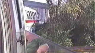 A ride aboard the Disneyland Monorail, January 1999