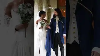 I sewed my husband a cape for our wedding 🥰 #couple #wedding #shorts #castlevania