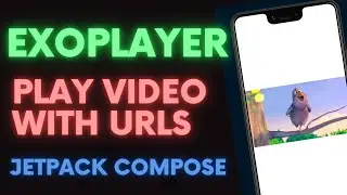 Exoplayer in Jetpack Compose ( Play video from URLs) | Android | Jetpack Compose | Kotlin
