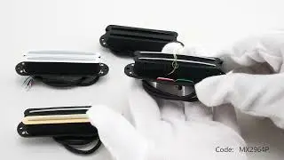 Artec SBA73 Alnico 5 Rail Blade Humbucker All Position Pickup 12K for Strat Electric Guitar 360show