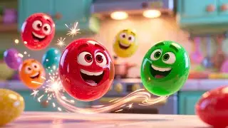 Jumping Jellybean Tune 🍬🎵   Fun Kids Learning Video   Preschool Educational Adventure