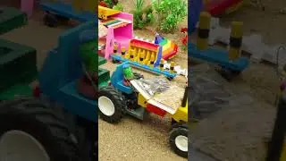 diy mini truck making plow the land to plant trees and sell fruit science project ‪‪@sanocreator‬