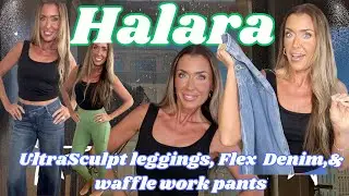 Halara UltraSculpt: форма, которая держится долго. Ткань для комфорта | Эластичные джинсовые и ра...