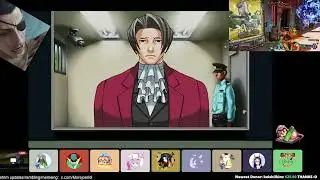 Phoenix Wright: Justice for all part 4 with vo peeps! also borderlands 4 on side