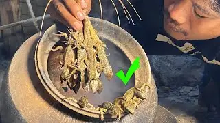 Wow! Find Catch A Lot Of Lizard To Cooking Roast And Eating