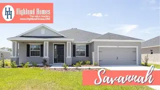 Savannah home plan by Highland Homes - Florida New Homes for Sale