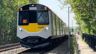 TFW Vivarail D stock LUL Class 230 230009 departs Shotton for Bidston