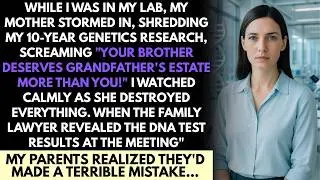 My Parents Demanded I Sign Over My Grandfather's Estate To My Brother  I Refused—Mom Destroyed My