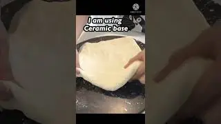 No need Rolling Pin | making Pizza Dough #PiZzaDough #CrunchySoft #Shorts