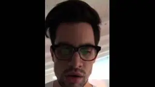 Brendon Urie | Hallelujah by Jeff Buckley Cover | Periscope May 28, 2015