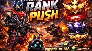 PIXELYT-LIVE 🔴[Live] STEAM BR RANK PUSH |  FREE FIRE |. [ SOLO VS SQUAD !!🎮