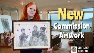A beautiful commissioned art piece...❤ ||STUTI'S ART PRESENTS.|| 🔥🔥