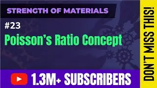 Poisson's Ratio - Stress and Strain - Strength of Materials