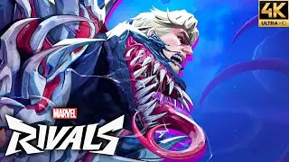 Marvel Rivals - Venom (Space Corsair Skin) Full Game Gameplay (4K 60FPS)