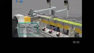 PET Sheet Production Line 3D Animation | Jwell  Machinery | สายผลิตแผ่น PET แอนิเมชัน 3D รายละเอียด