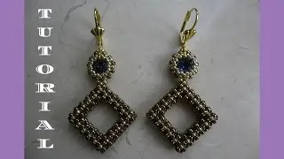DIY - TUTORIAL Orecchini Elizabeth con tecnica CRAW