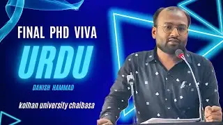 Live PhD Viva in Urdu | Danish Hammad&rsquo;s Research, Questions & Final Presentation(Full Video)#phd2025