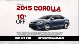 10% Off Any New 2015 Toyota Corolla at Bev Smith Toyota in Ft. Pierce, FL