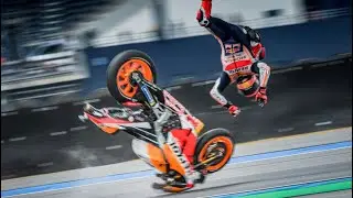 As&iacute; fue el accidente de Marc M&aacute;rquez que pudo poner fin a su carrera en MotoGP