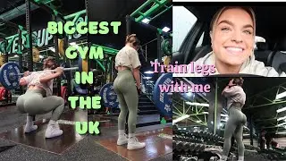 TRAIN LEGS WITH ME AT THE BIGGEST GYM IN THE UK | mia green