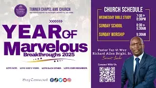 Turner Chapel AME Church Worship Service December 7, 2025
