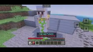 ￼ Can we spawn ￼iron golem with enchanted carved￼ pumpkin