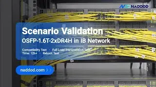 1.6T InfiniBand Transceivers Full Load Testing | NADDOD