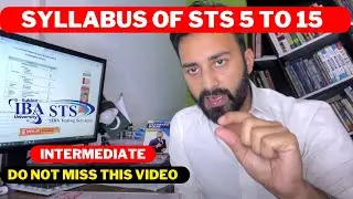 tips to pass || sts intermediate syllabus complete part 1