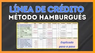 Liquidación de una línea de credito ejercicio resuelto método hamburgues