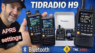 Tidradio H9 &mdash; меню проверки GPS и APRS
