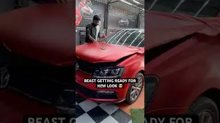 POLO GT GETTING NEW WRAP ❤️👍 #car #uditverse #pologt #polo #tsi #vw #stage1 #modified #red #wrap
