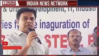 Minister KTR inaugurates Nayini Narsimha Reddy Steel Bridge