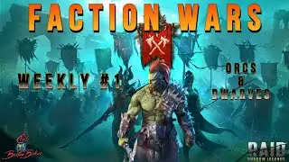 Faction war weekly #1   Orcs and Dwarves