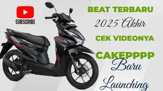 🔴 Baru Aja Datang ‼️Honda beAt CBS Warna Hitam Glossy Terbaru 2025.