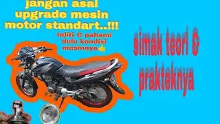 Tutorial upgrade mesin megapro standart, murah Meriah dg power yg maksimal