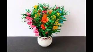 DIY Paper Flower Making | Paper Flower  | Easy Paper Flower Making Tutorial