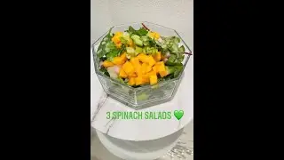 3 Spinach Salads