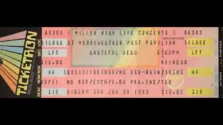 Grateful Dead - 6/30/85 - Merriweather Post Pavilion - Columbia, MD - mtx