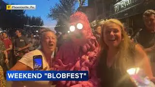 Movie buffs fill Phoenixville streets for weekend's 'Blobfest'
