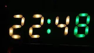 Jam digital pelangi