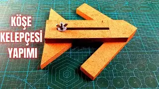 HASSAS K&Ouml;ŞE MENGENESİ MARANGOZ KELEP&Ccedil;ESİ YAPIMI /CORNER VISE MAKING / DIY / KENDİN YAP