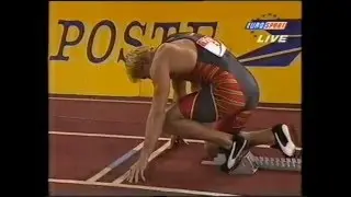 Men`s  World Record Indoor  200m  Frankie Fredericks (19.92)