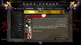 HADES - BOND FORGED Ares - God of War Max Affinity Dialogue