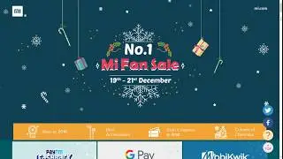 Xiaomi No 1 Mi Fan Sale 19 to 21 December 2018